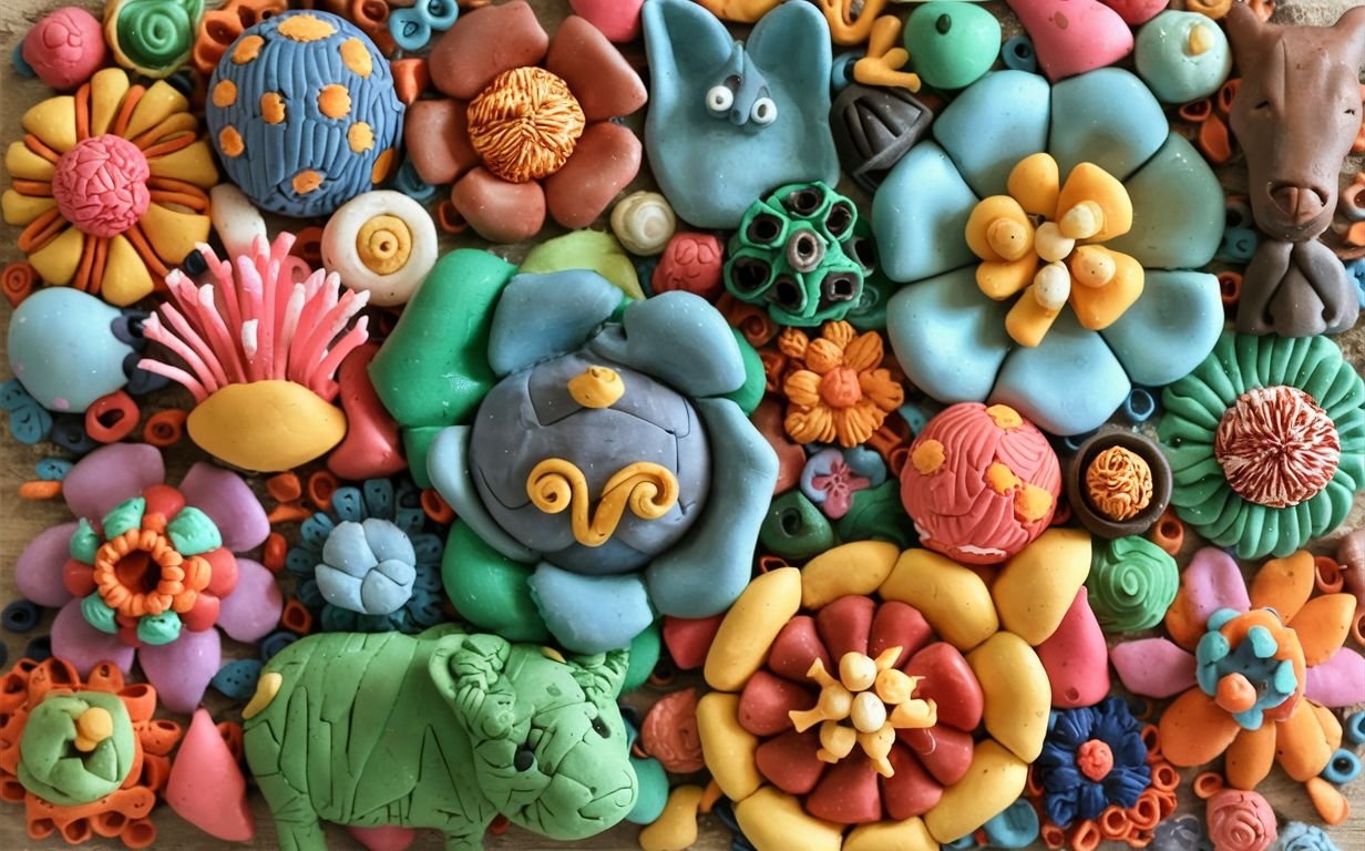 Polymer Clay Allergy - picture of crafts done with polymer clay